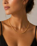 Diamond Cut Rope Chain 1.7mm 18k