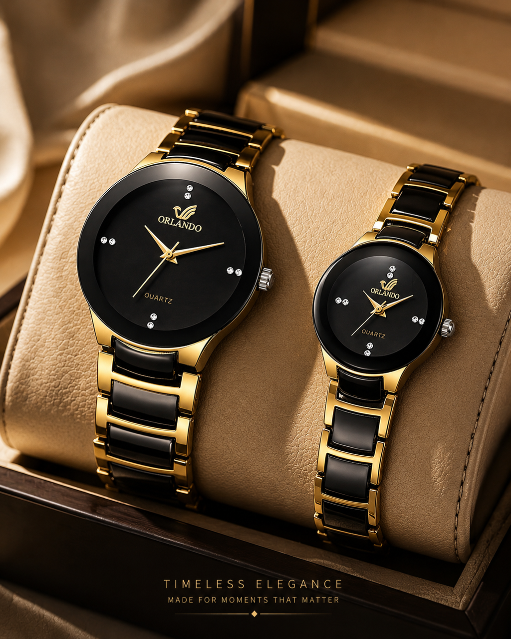 Women's Simple Quartz Watch With Nail Scale