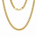 Diamond Cut Cuban Chain 5mm 18k