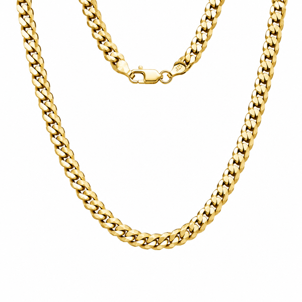 Diamond Cut Cuban Chain 5mm 18k