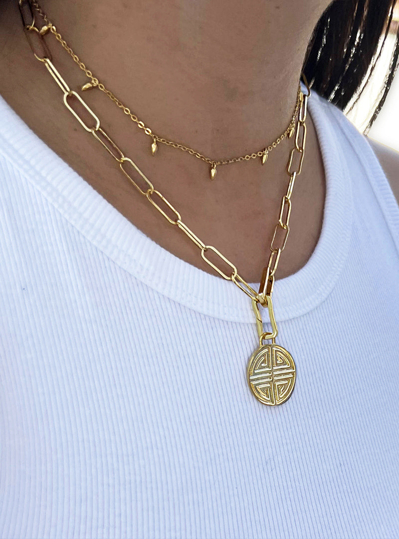 RICE Bead Chain Necklace