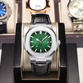 Luminous Leather Watches for Men High Quality Square Men's Quartz