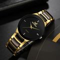 Couples's Quartz Watch With Nail Scale