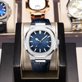 Luminous Leather Watches for Men High Quality Square Men's Quartz