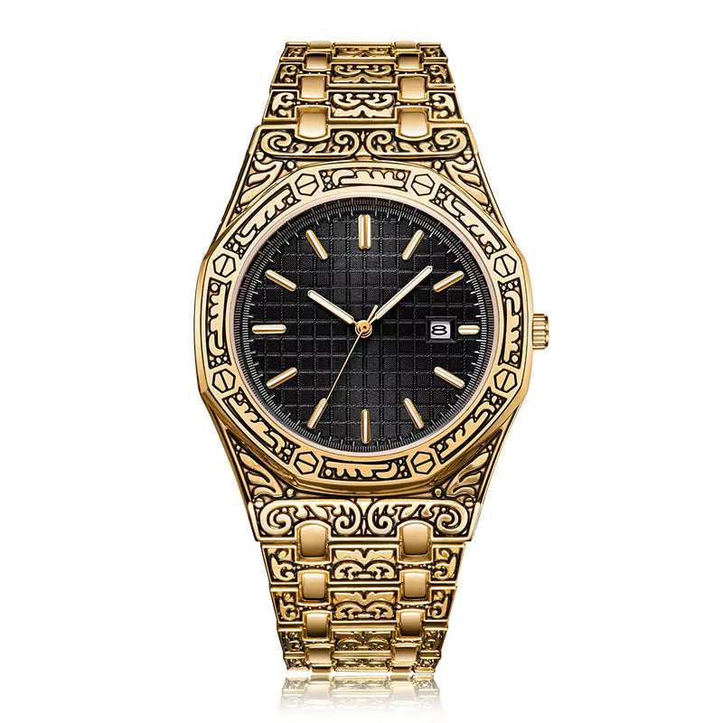 Ancient Gold Quartz Watch