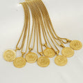 Zodiac Necklace 18K Gold Plated
