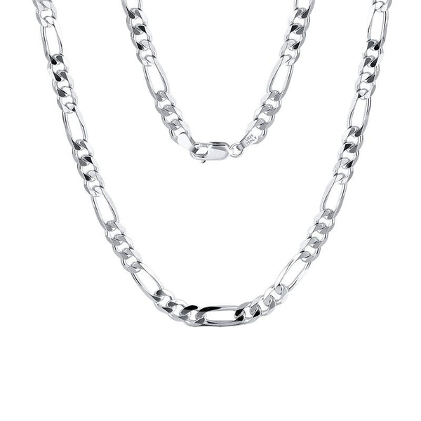 Diamond Cut Figaro Chain 5mm