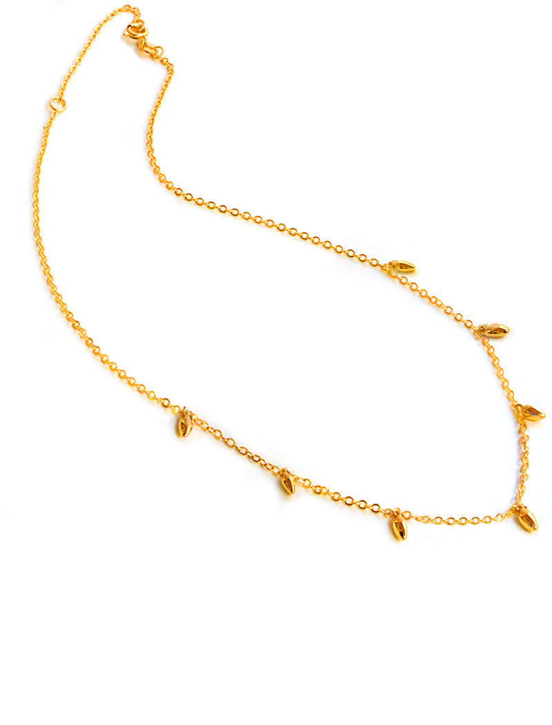 RICE Bead Chain Necklace