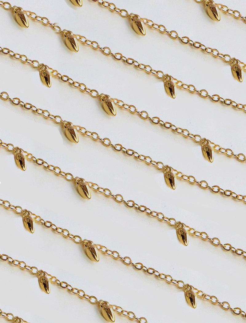 RICE Bead Chain Necklace