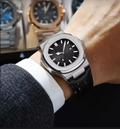 Luminous Leather Watches for Men High Quality Square Men's Quartz