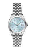 Womens Watch Stainless Steel Quartz  Waterproof  (Blue)