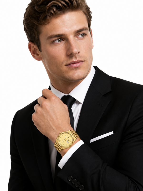 Ultra-thin Men's Watch Waterproof Luminous Quartz Watch