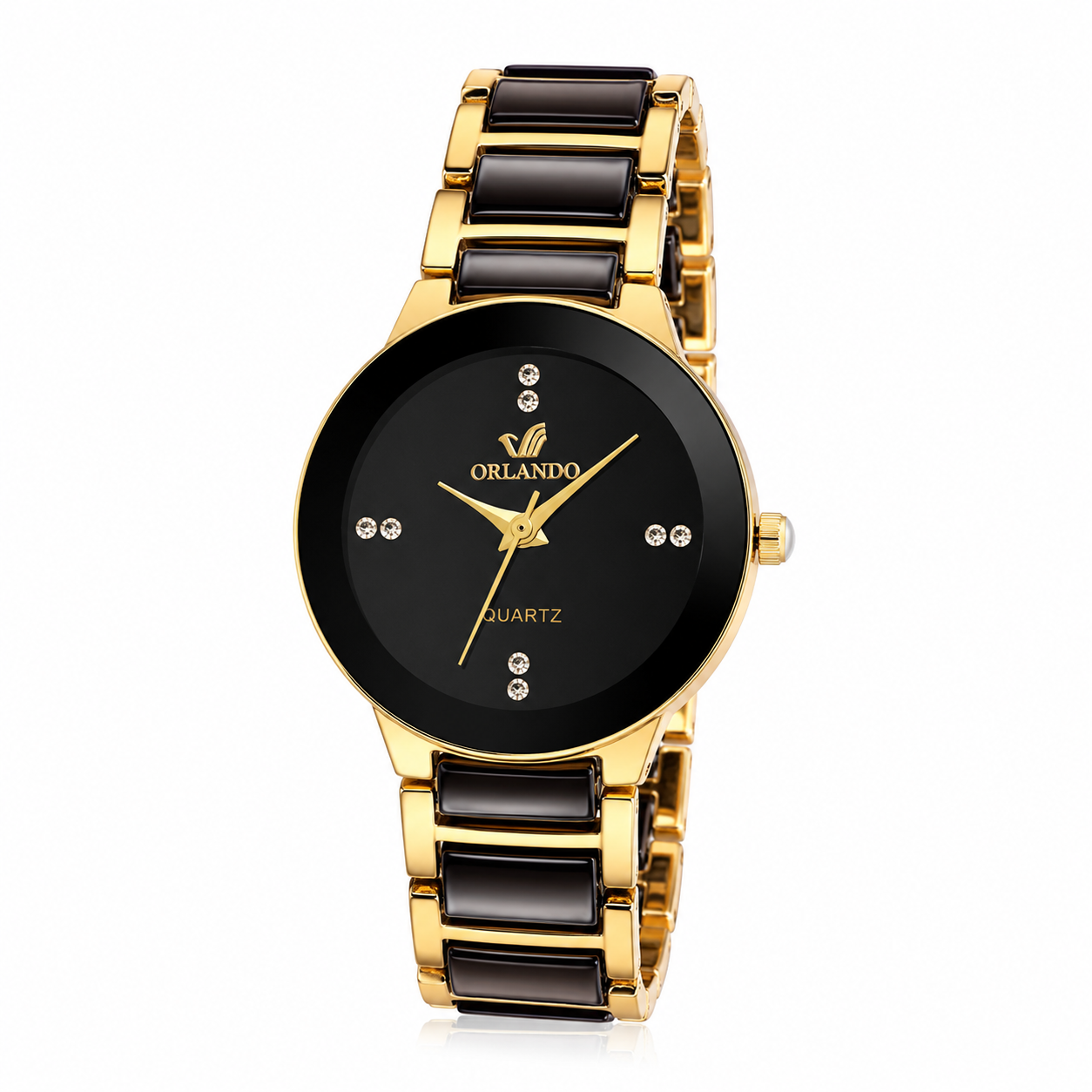 Women's Simple Quartz Watch With Nail Scale