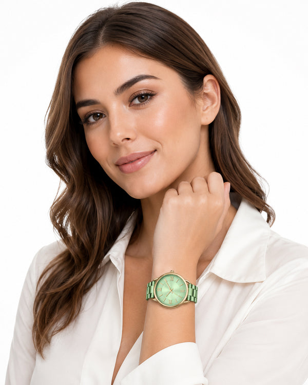Mint Analog Gold  Metal Bracelet Watch