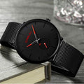 Men's Ultra-Thin Minimalist Waterproof Wrist Watch