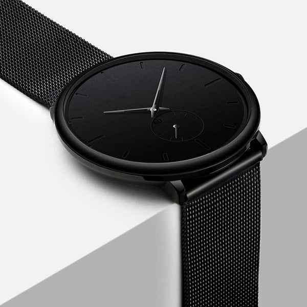 Men's Ultra-Thin Minimalist Waterproof Wrist Watch