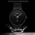 Men's Ultra-Thin Minimalist Waterproof Wrist Watch