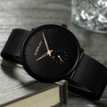 Men's Ultra-Thin Minimalist Waterproof Wrist Watch